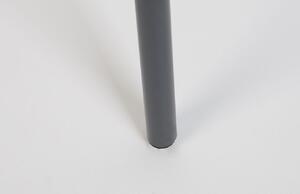 White Label Tmavě šedý kovový odkládací stolek WLL FROST 39 cm
