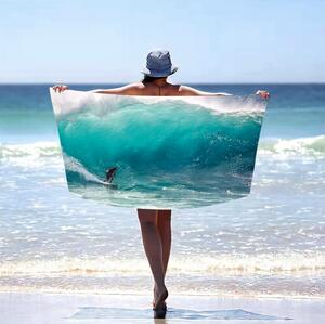 Plážový ručník se surfařem Šířka: 100 cm | Délka: 180 cm