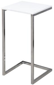Moebel Living Bílý kovový odkládací stolek Ramos 30x30 cm