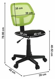 Otočná židle Meriet (zelená). 1000136
