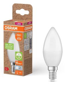 LED žárovka z recyklovaného plastu E14 STAR, studená bílá
