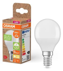 LED žárovka z recyklovaného plastu STAR 3.3 W, teplá bílá