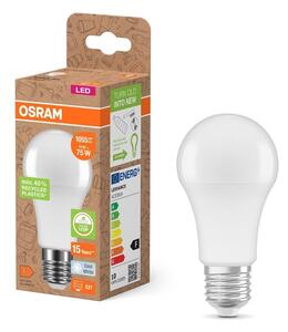 LED žárovka z recyklovaného plastu STAR 10 W, studená bílá