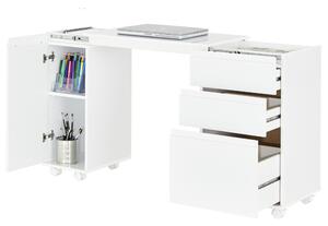 Výsuvný psací stůl GIOCO bílá