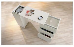 Výsuvný psací stůl GIOCO bílá