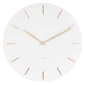 Present time Bílo zlaté nástěnné hodiny Torguen 45 cm