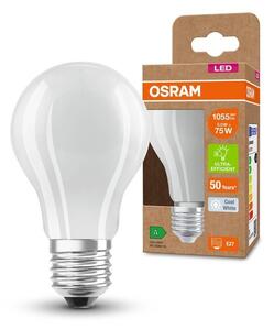 Matná efektivní LED žárovka E27 CLASSIC A 5 W, studená bílá