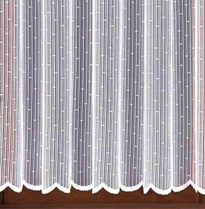 Forbyt, Hotová záclona nebo balkonový komplet, Dora, bílá 300 x 130 cm