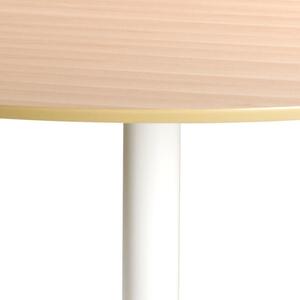Scandi Přírodní kulatý jídelní stůl Kreon 110 cm