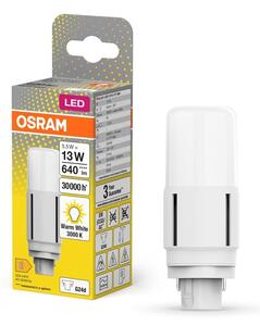 LED žárovka G24d 5,5 W DELUXE, teplá bílá