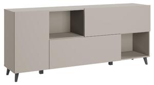 MINIO – Komoda LOKET 181, komoda, šířka 180 cm, barva kašmírová béžová