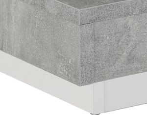 Konferenční stolek ANDY bílá/beton