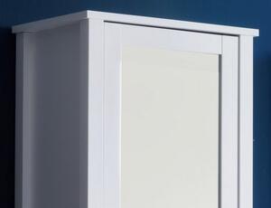 Koupelnová vysoká skříňka Ole, bílá