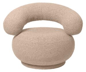 FERM LIVING Křeslo Orbo, Raw Bouclé, Natural