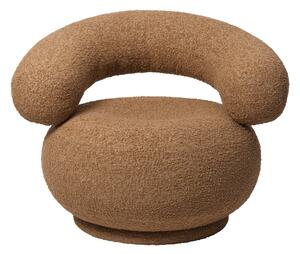 FERM LIVING Křeslo Orbo, Raw Bouclé, Tan