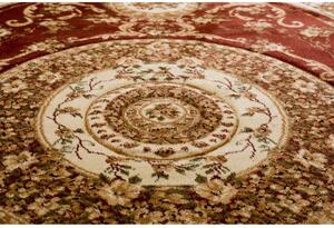Kusový koberec klasický vzor 3 hnědý ovál 150X300 150x295cm
