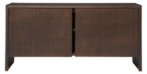 FERM LIVING Skříňka Parcel, Low, Dark Stained Oak