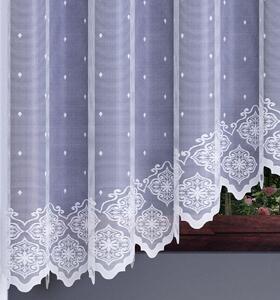 Forbyt, Hotová záclona nebo balkonový komplet, Xenie, bílá 300 x 140 cm