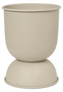 FERM LIVING Květináč Hourglass, XS, Cashmere