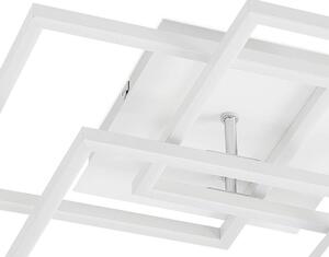 Lindby - Qiana Square Stropní Lampa LED White - Lampemesteren