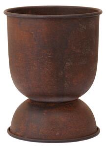 FERM LIVING Květináč Hourglass, XS, Rust