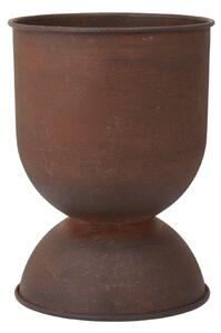 FERM LIVING Květináč Hourglass, S, Rust