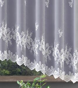 Hotová záclona nebo balkonový komplet, Luisa, bílá 350 x 180 cm