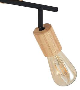 Lindby - Magniva 2 Stropní Lampa Wood/Black - Lampemesteren