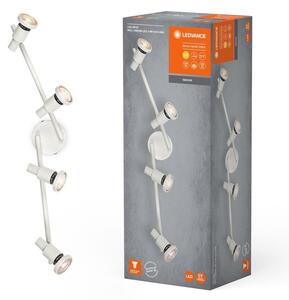 Bílé LED stropní svítidlo GU10 13,6 W SPOT, teplá bílá
