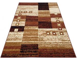 Kusový koberec PP Kostky hnědý 120X170 120x170cm