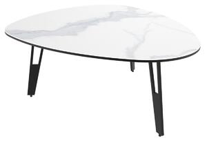 Konferenční stolek GALET v. 33 cm dekor matný mramor