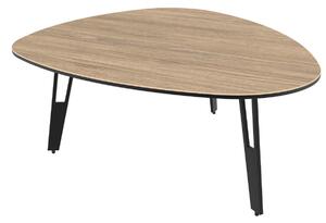 Konferenční stolek GALET v. 33 cm dekor dub