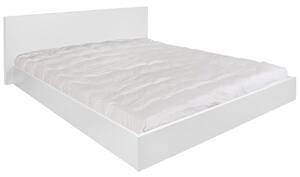 Bílá dvoulůžková postel TEMAHOME Float 160 x 200 cm s roštem