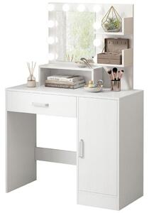 Kosmetická Toaletka Na Make-Up S Led Zrcadlem Moderní Glamour Loft