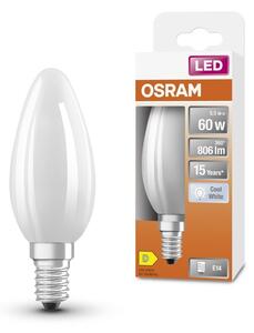 Matní LED žárovka E14 5.5 W STAR CLASSIC B, studená bílá