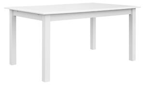 KATMANDU Stůl rozkládací Belluno Elegante, bílá, borovice, masiv, 75/93/150-197 cm