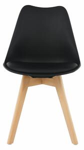 Jídelní stolička Balmaris (černá). 1001822