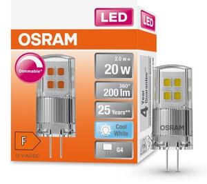 Speciální LED žárovka G9 4.8 W PIN, teplá bílá