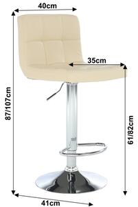 Barová židle Kaisa (béžová). 1001130