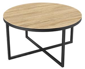 Konferenční stolek TALIA LAQUE v. 40 cm dekor dub