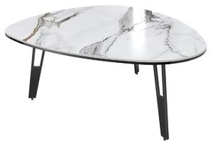 Konferenční stolek GALET v. 33 cm dekor mramor Fiorentino