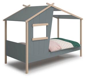 Dětská postel balu 90 x 190 cm zelená