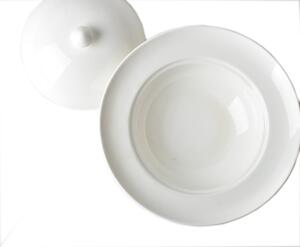 Mondex Porcelánová miska s pokličkou BASIC 400ml bílá