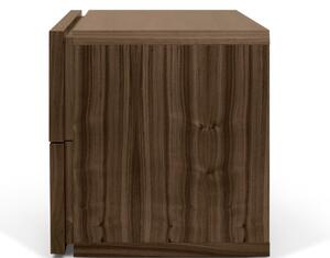 Porto Deco Ořechový noční stolek Carmo 60 x 44 cm