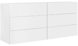 Matně bílá komoda TEMAHOME Aurora 180 x 53 cm