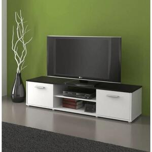 TV stolek/skříňka Zelia 01 (černá+bílá). 752564