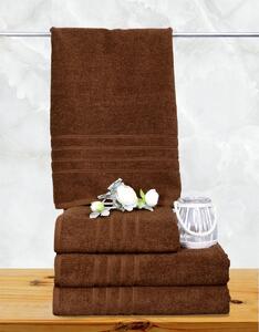 Bavlněný ručník a osuška, Finer hnědý 50 x 95 cm