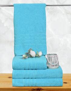 Bavlněný ručník a osuška, Finer tyrkysový 50 x 95 cm