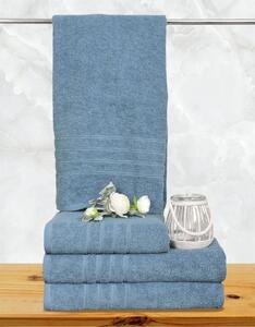 Bavlněný ručník a osuška, Finer modrý 50 x 95 cm