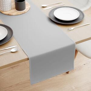 Goldea běhoun na stůl 100% bavlněné plátno - šedý 35x120 cm